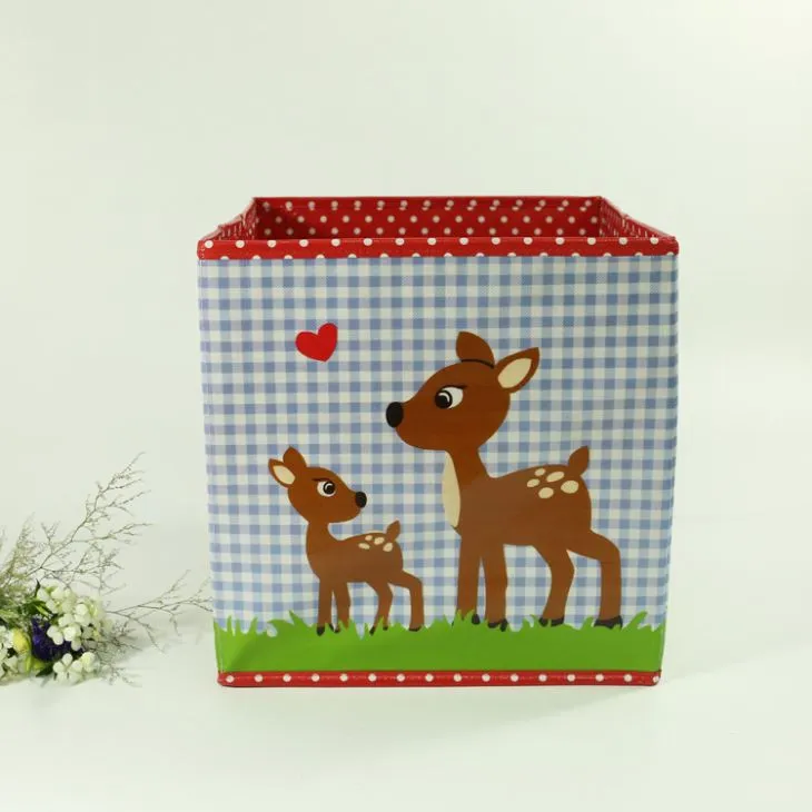 Cartoon Deer 100g Cutie de depozitare laminată nețesută